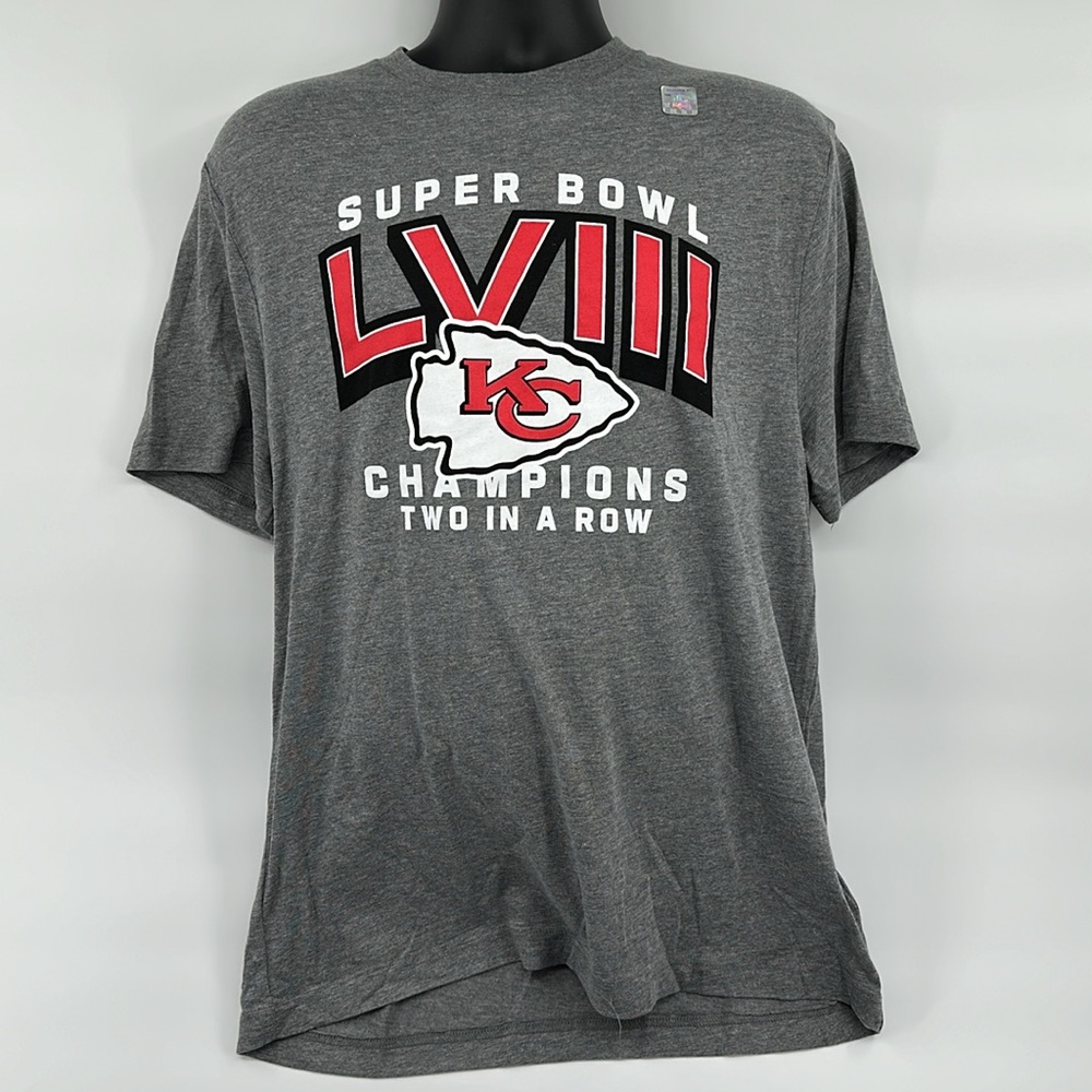 NWT KC Chiefs Super Bowl LVIII T-shirt, Sz XL